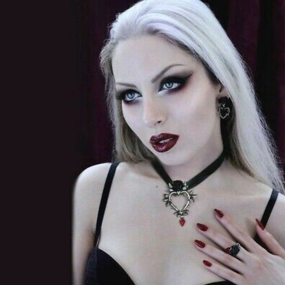Collana Alchemy Gothic Mon Amour De Soubise – Ciondolo In Peltro Inglese, Stile Gotico